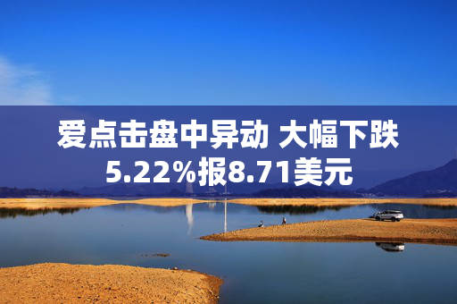 爱点击盘中异动 大幅下跌5.22%报8.71美元