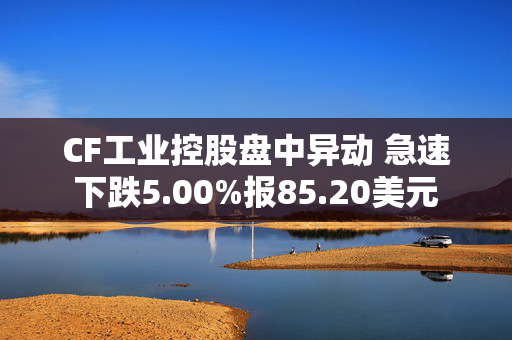 CF工业控股盘中异动 急速下跌5.00%报85.20美元