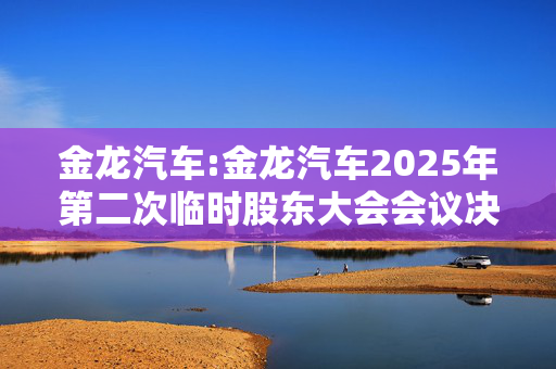 金龙汽车:金龙汽车2025年第二次临时股东大会会议决议