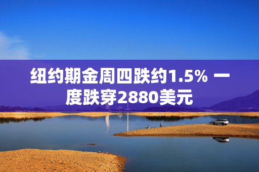 纽约期金周四跌约1.5% 一度跌穿2880美元